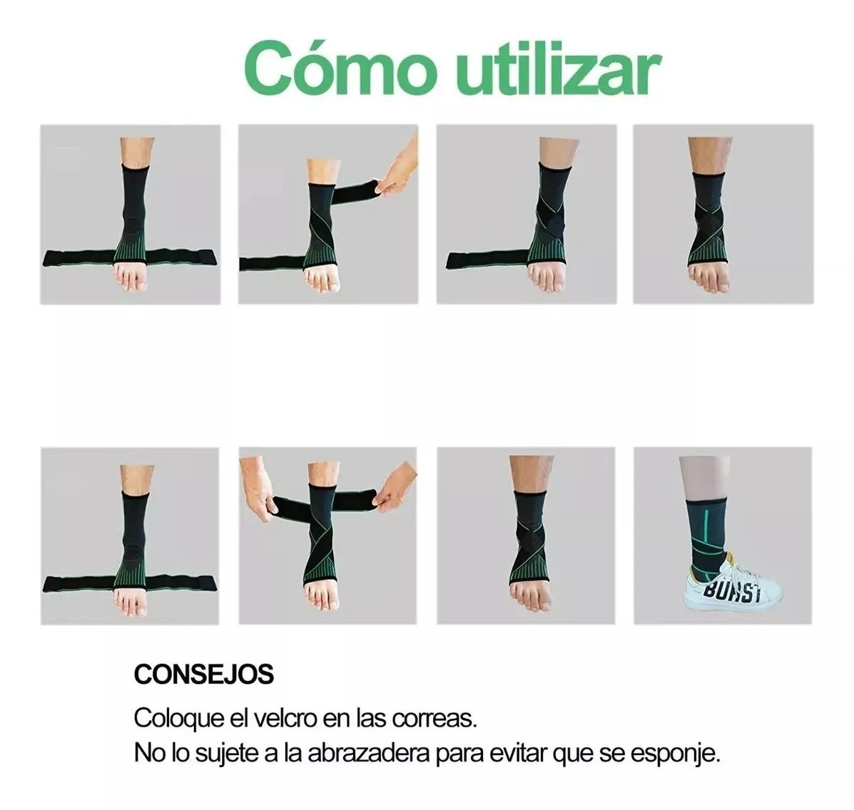 PAR DE TOBILLERAS ORTOPEDICAS REFORZADA