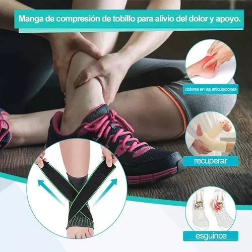 PAR DE TOBILLERAS ORTOPEDICAS REFORZADA