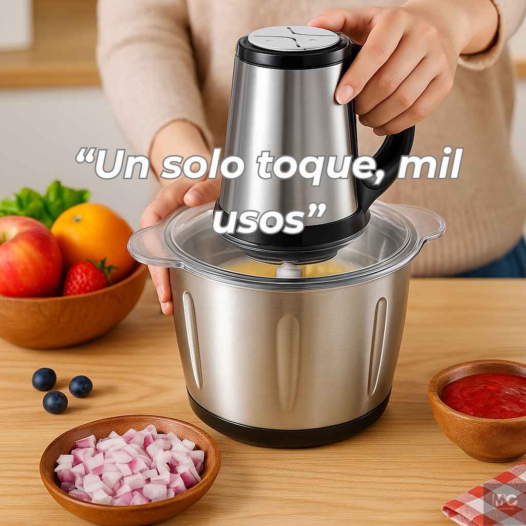 EasyChop – Picadora eléctrica ligera, potente y práctica para cocinar rápido todos los días.