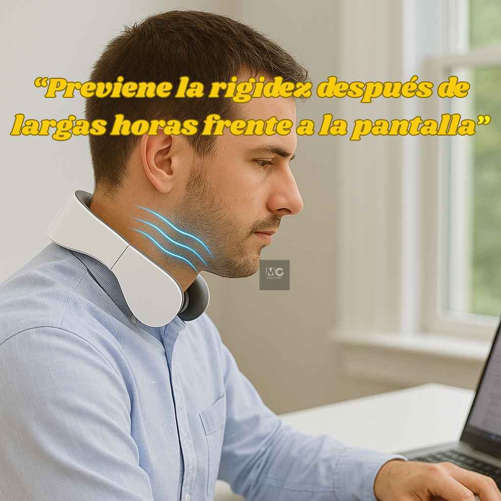 Masajeador Cervical Portátil – Descanso inmediato tras tu jornada frente al computador