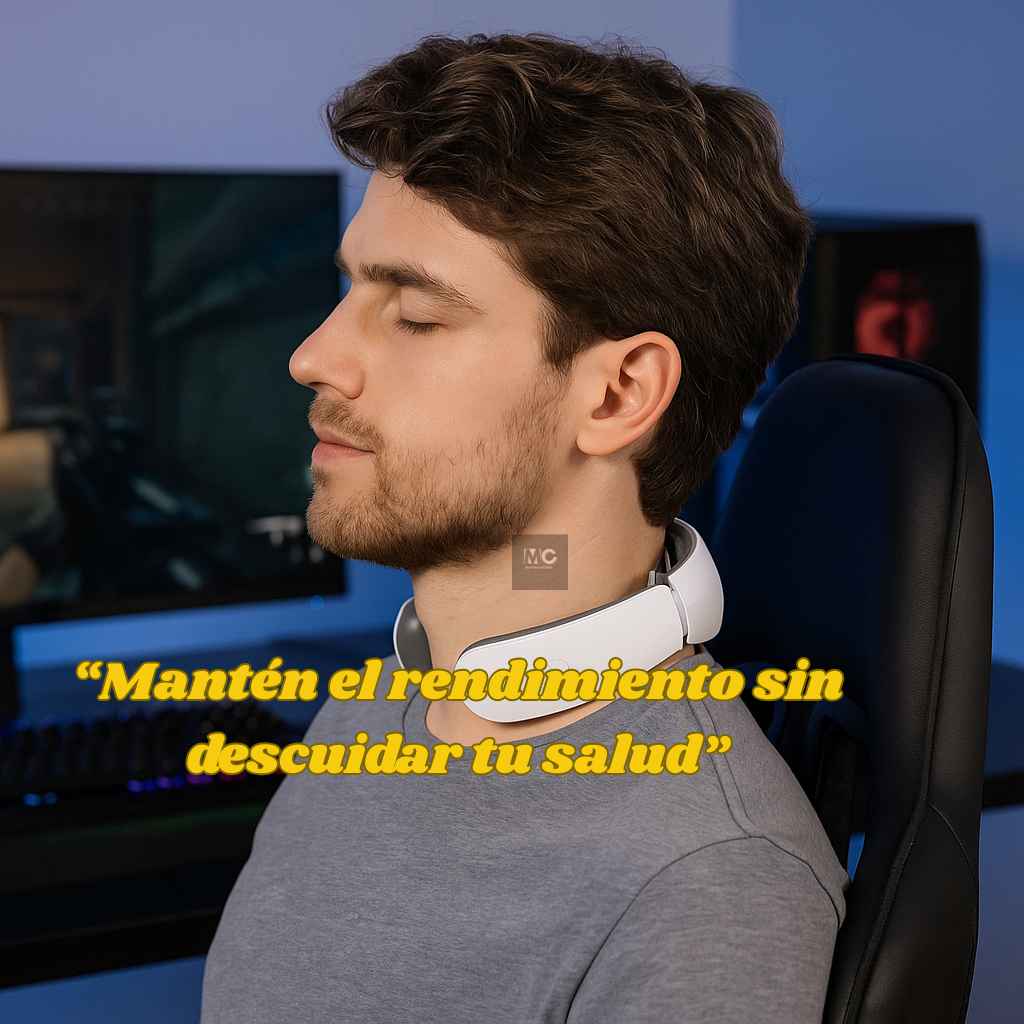 Masajeador Cervical Portátil – Descanso inmediato tras tu jornada frente al computador