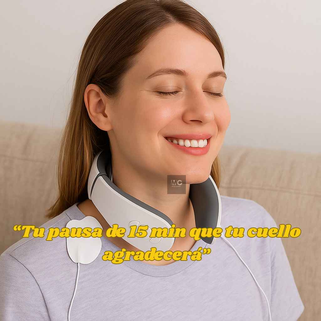 Masajeador Cervical Portátil – Descanso inmediato tras tu jornada frente al computador