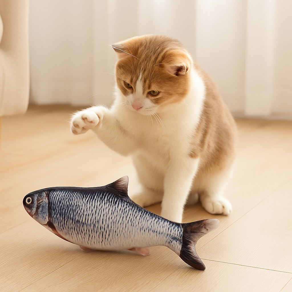 PEZ SALTARÍN PARA GATOS 🐟