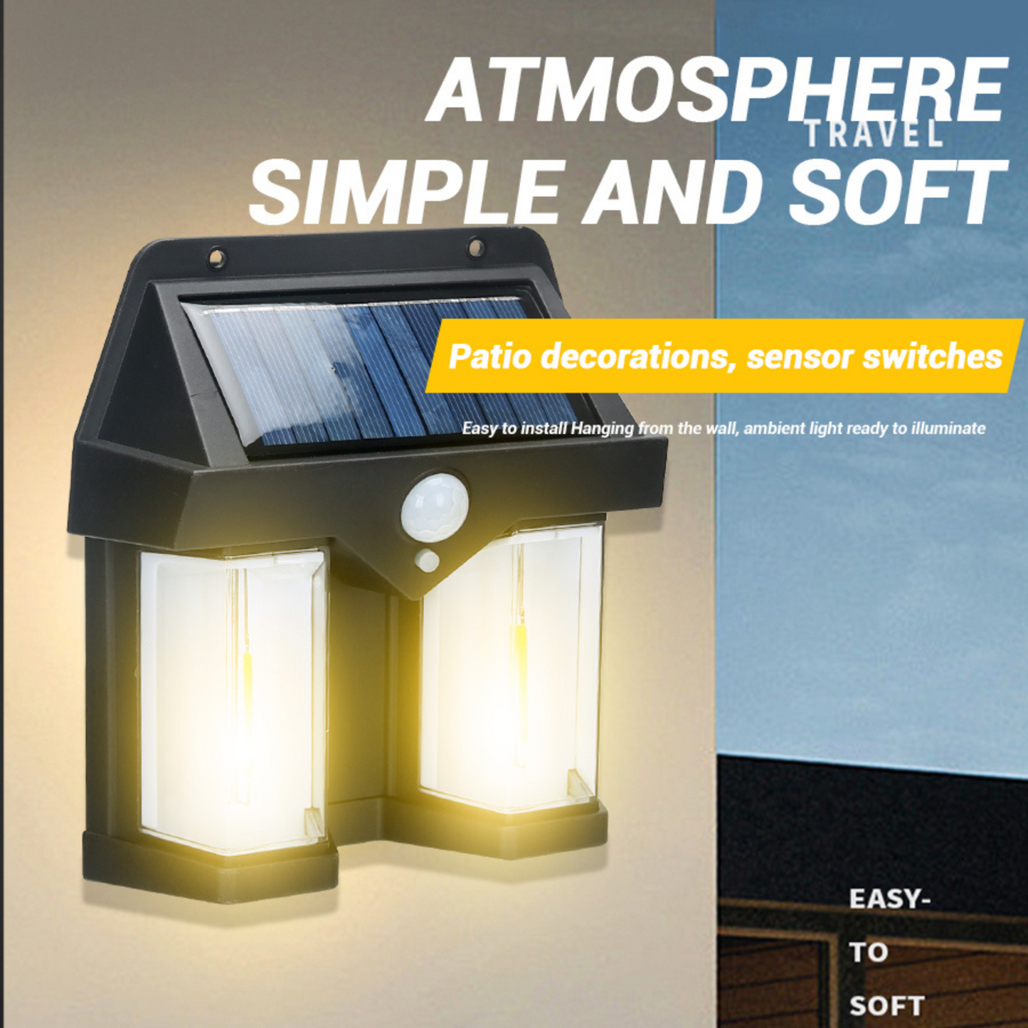 Ampolleta Exterior Lampara Solar 2 Ampol