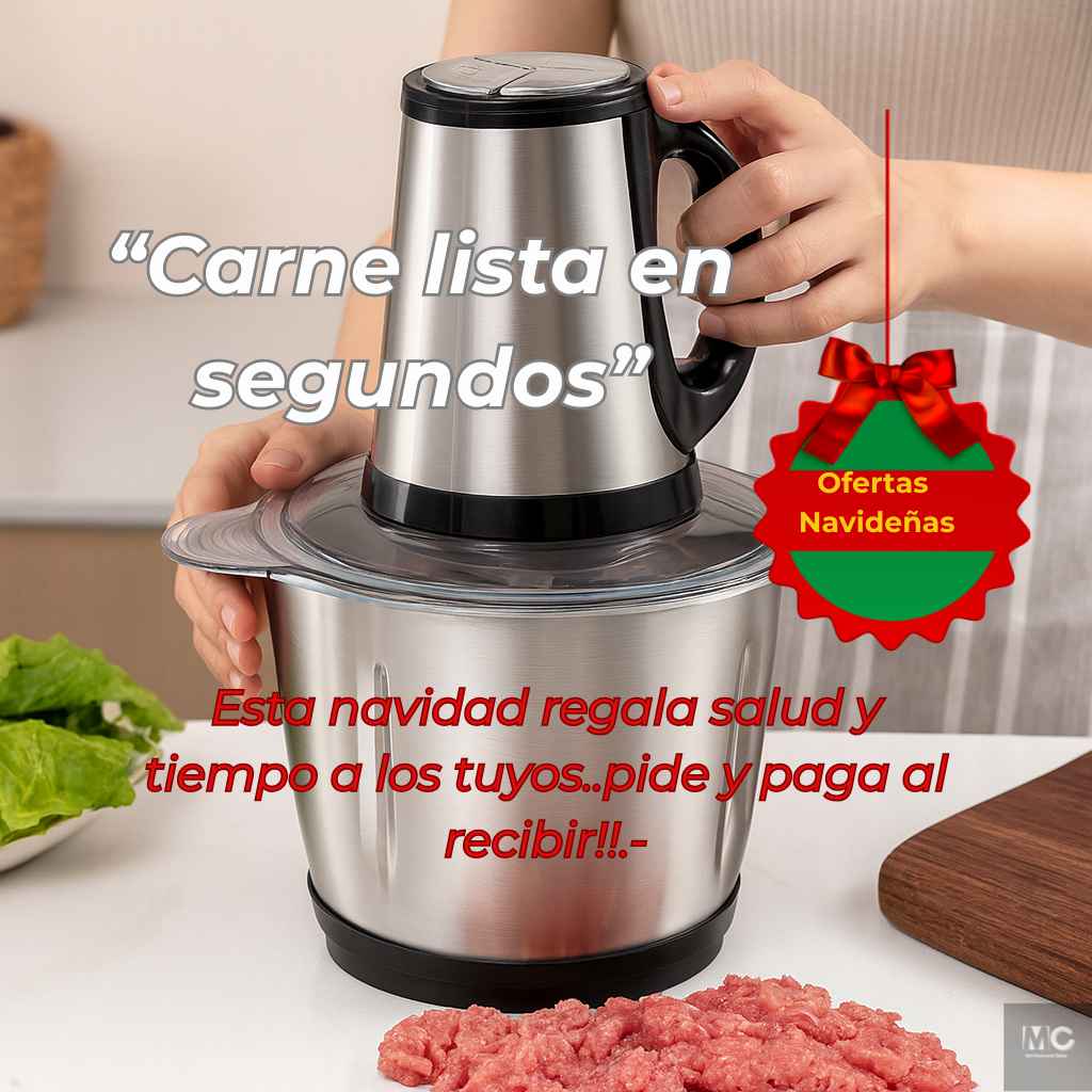 EasyChop – Picadora eléctrica ligera, potente y práctica para cocinar rápido todos los días.