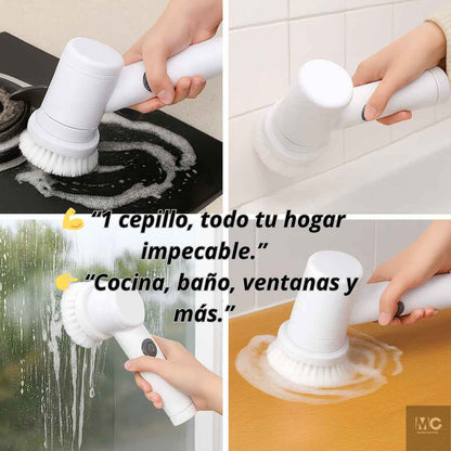 MultiClean Pro - Cepillo De Limpieza Eléctrico 5 en 1