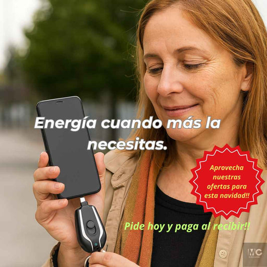 KeyCharge - Cargador de Bolsillo – Energía Segura en el Día a Día y cuando más la necesitas.