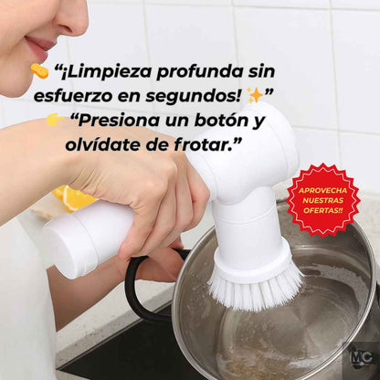 MultiClean Pro - Cepillo De Limpieza Eléctrico 5 en 1