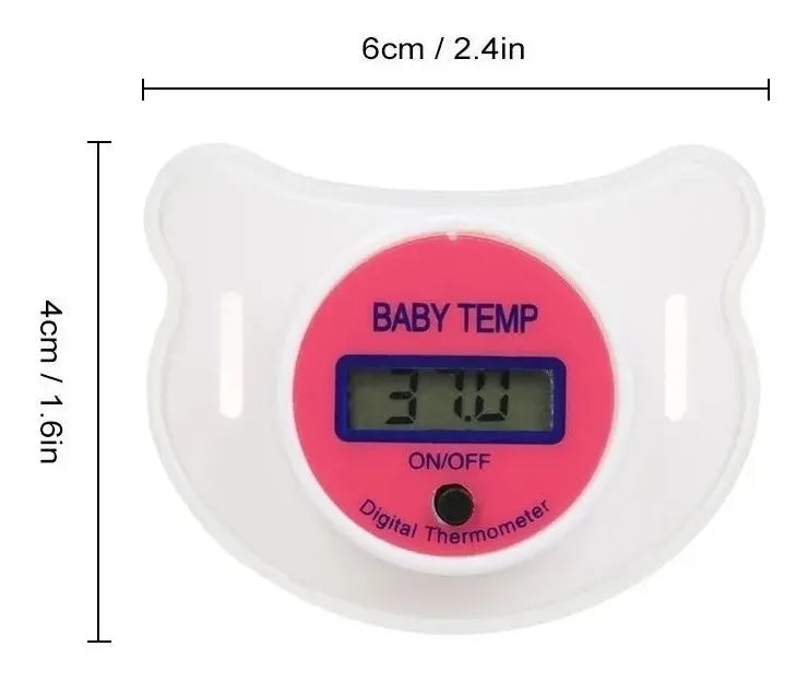 Chupete Termometro Digital para Bebes
