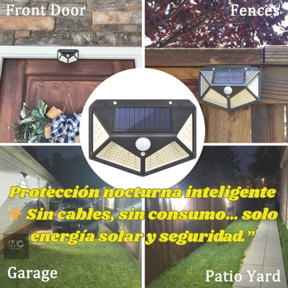INSTALASOL - Lampara LED Solar Sensor Movimiento