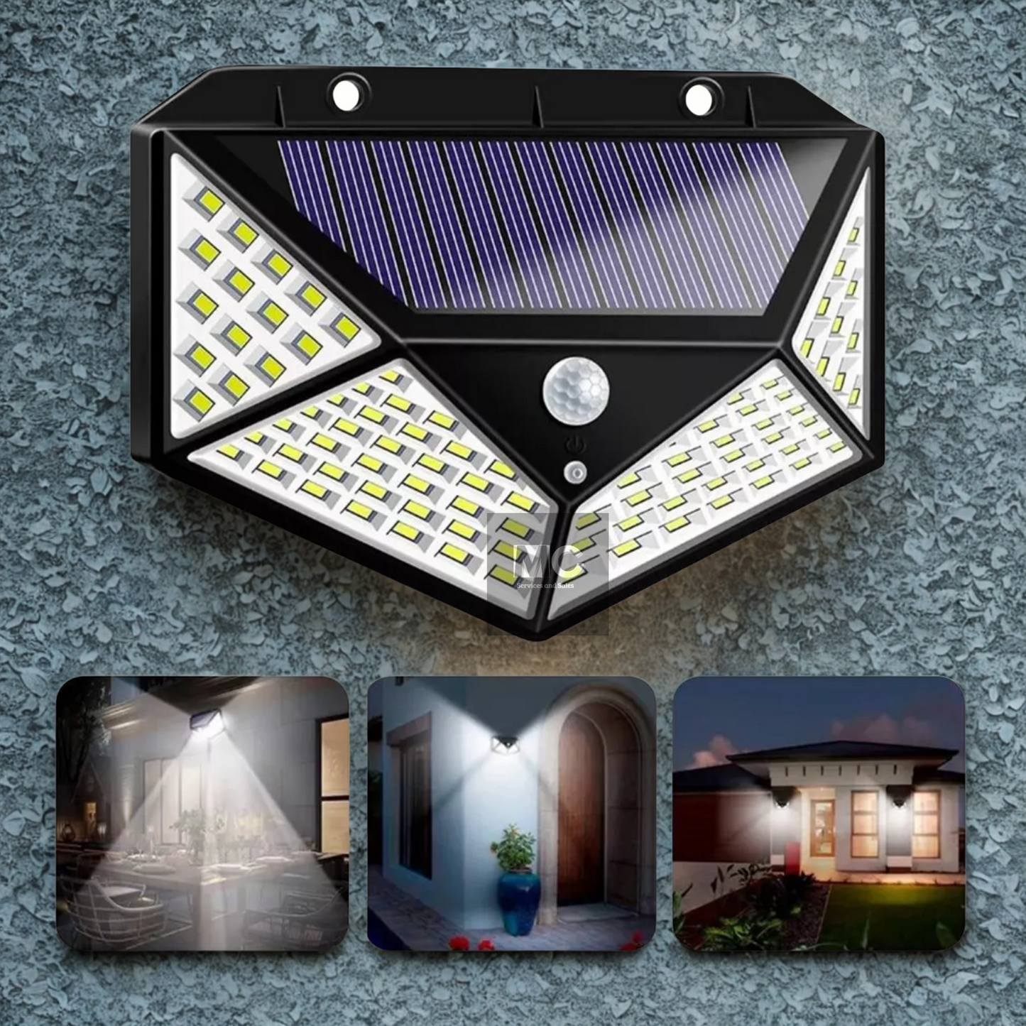 INSTALASOL - Lampara LED Solar Sensor Movimiento