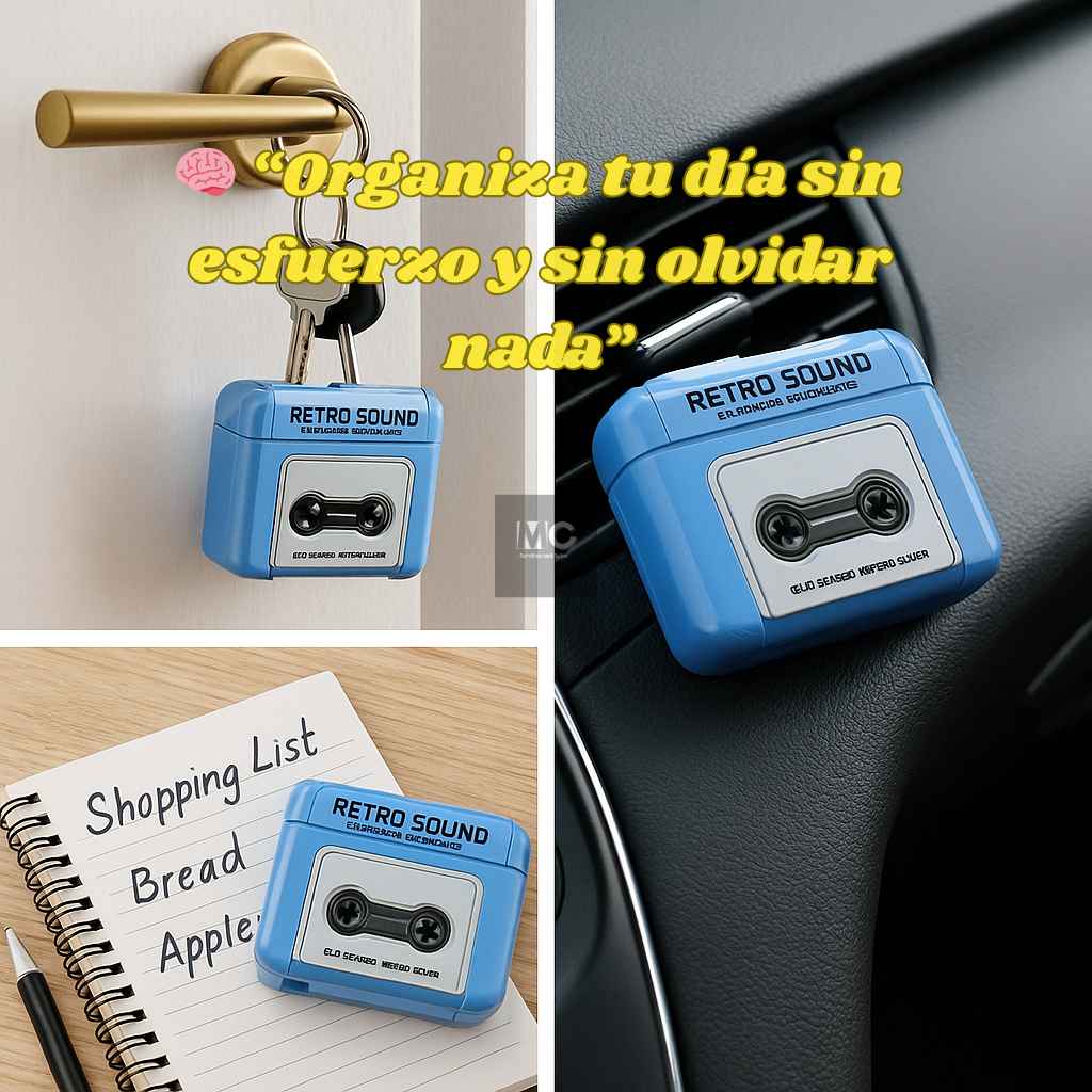 Grabadora Portátil – Mensajes Rápidos y Claros – Evita olvidos y organiza tu día desde el primer uso.