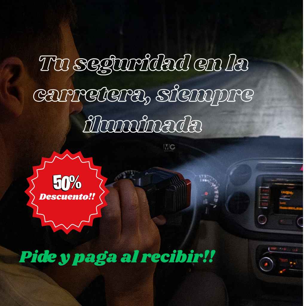 Linterna de Seguridad – Ilumina y Advierte – Garantiza Mayor Visibilidad en Carretera al Momento