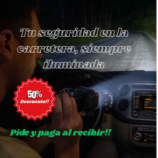 Linterna de Seguridad – Ilumina y Advierte – Garantiza Mayor Visibilidad en Carretera al Momento