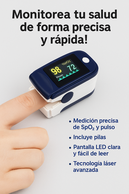 Oximetro A Medidor Laser Incluye Pilas